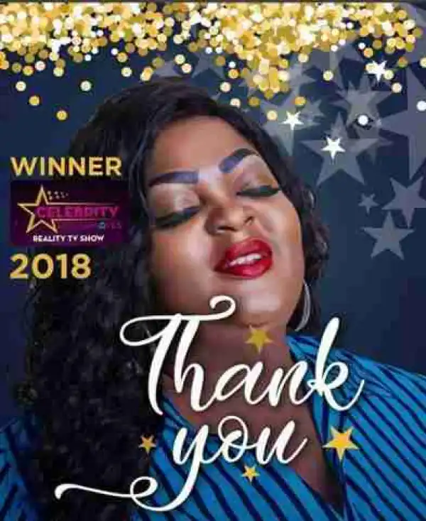 Actress Eniola Badmus Wins 2018 Celebrity Housemates TV Show (Photo)